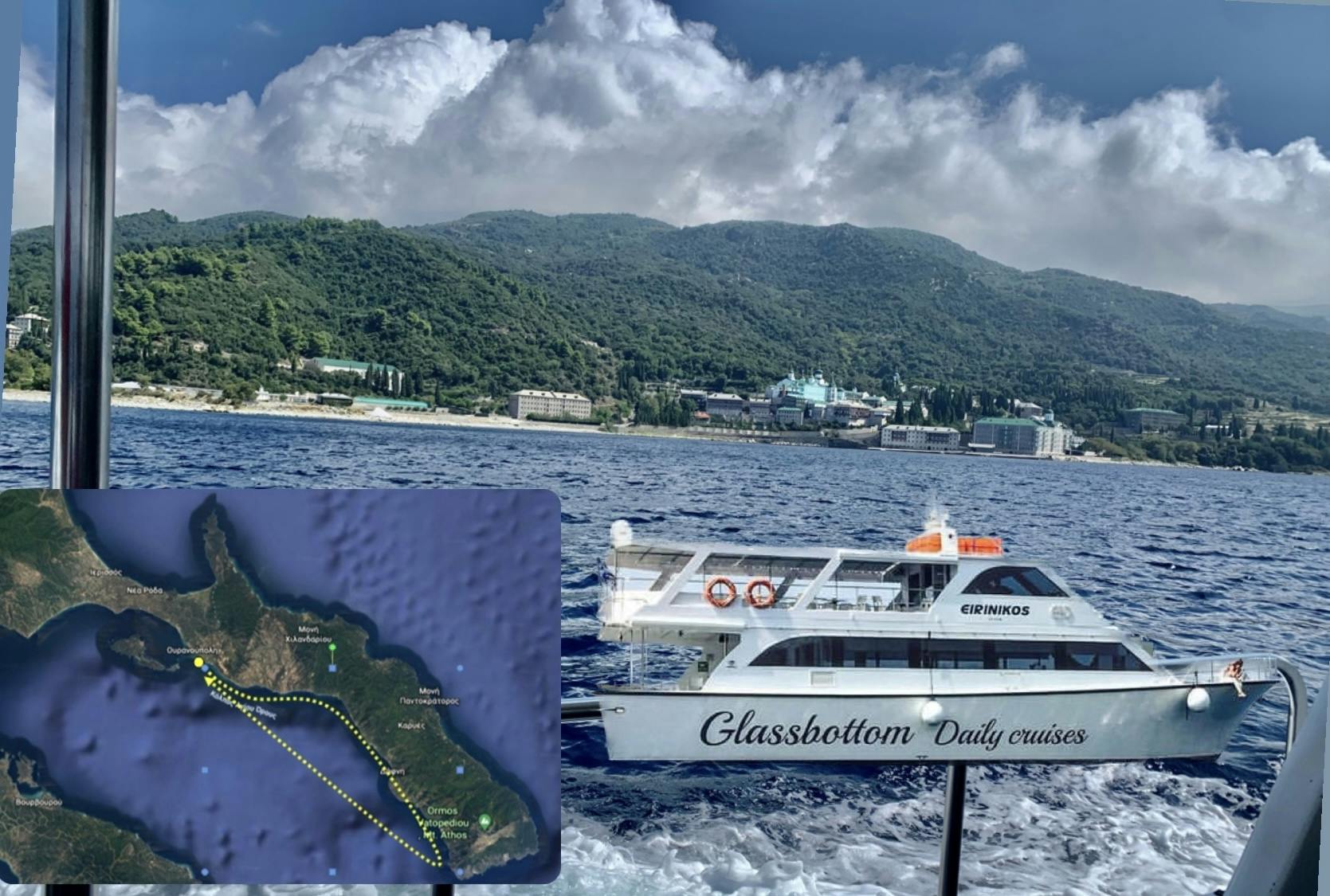 Audioguided luxury cruise to Mount Athos from Ouranoupolis Musement