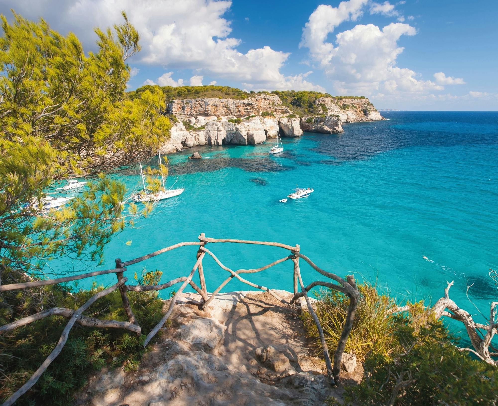 Ocean Cat Menorca Coastline Boat Trip with Transfers