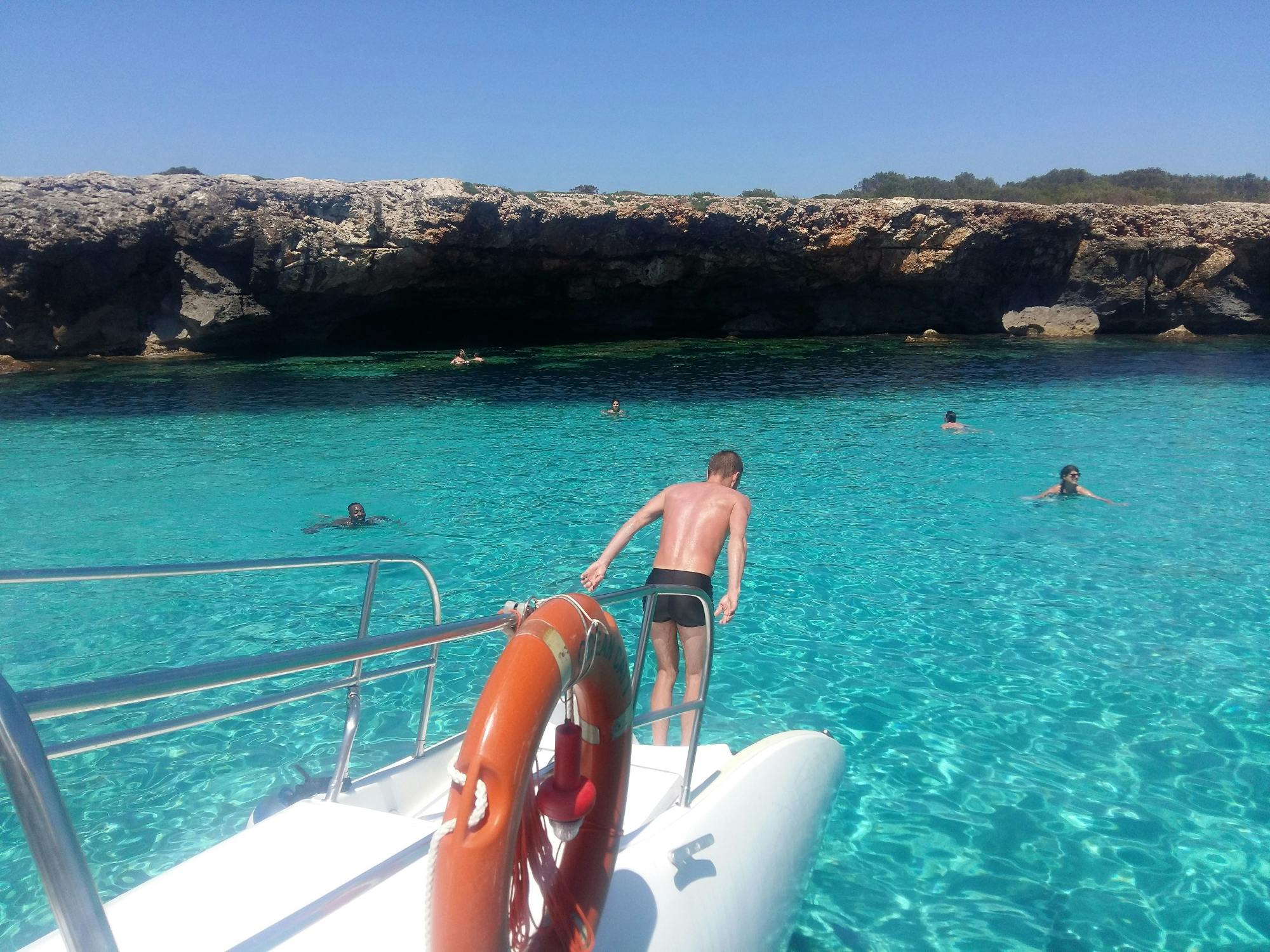 Ocean Cat Menorca Coastline Boat Trip with Transfers