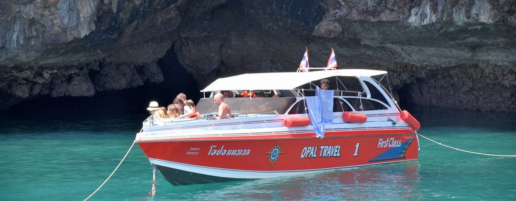 Guided snorkel tour to Emerald Cave and 4 islands by speed boat