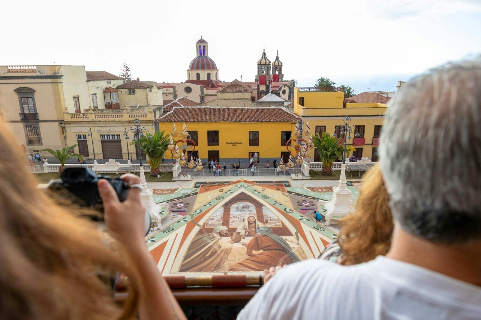 Guidet besøk til Corpus Christi-festivalen i La Orotava