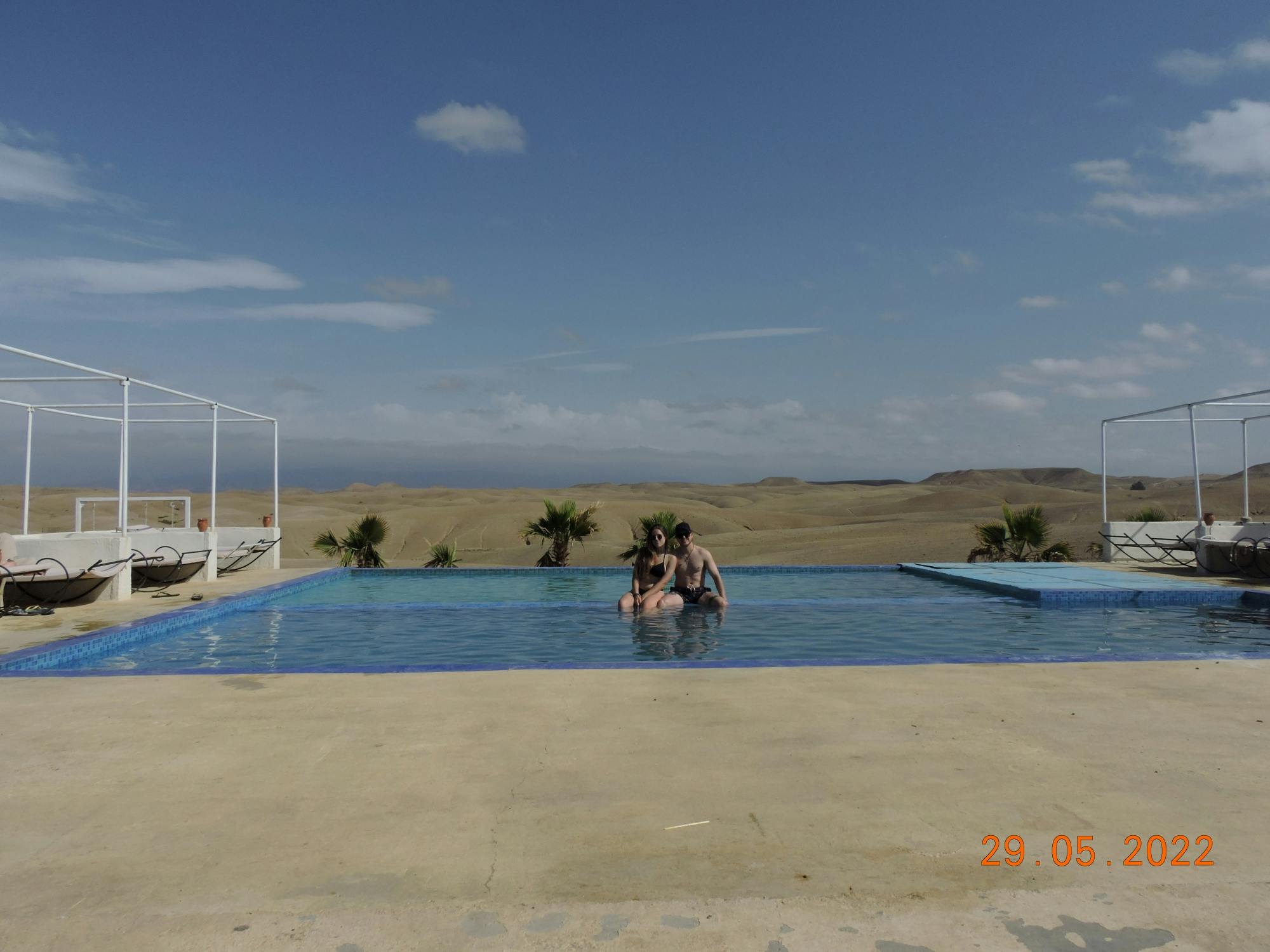 Wycieczka na pustynię Agafay z lunchem przy basenie