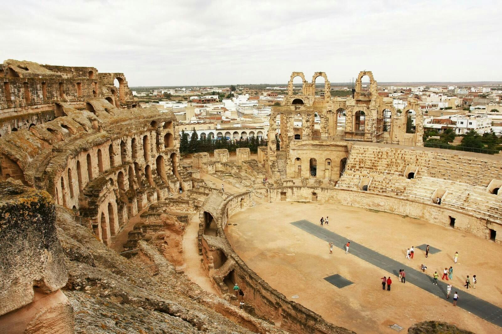 Visite du Colisée d'El Jem