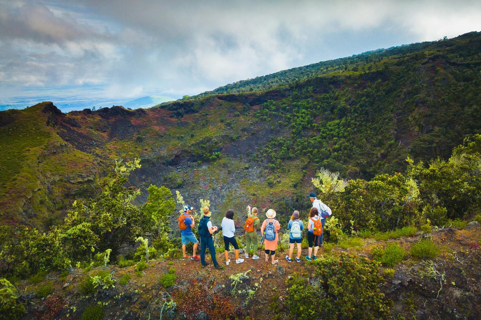 Hiking tour of Big Island's hidden craters