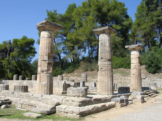 Visite guidée avec un iPad des points forts du site antique d'Olympie