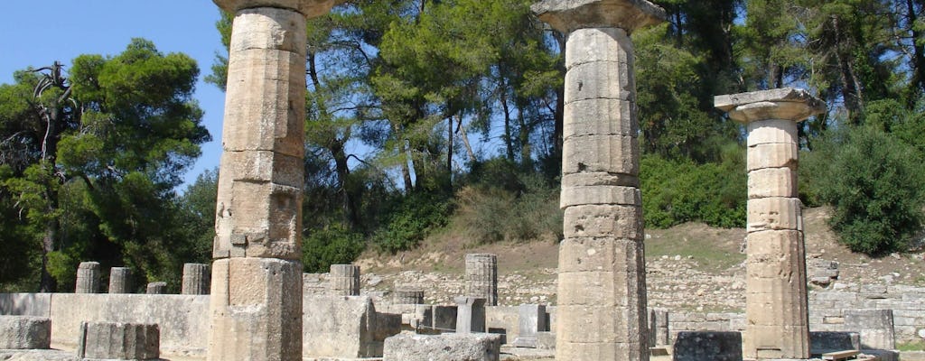 Wycieczka z przewodnikiem po starożytnej Olimpii z iPadem
