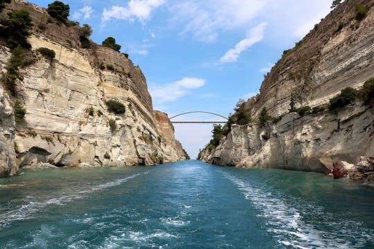 Canal de Corinto, Egina y Agistri en barco