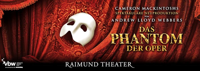 The Phantom of the Opera tickets at Raimund Theater in Vienna