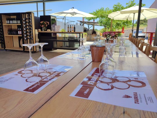 Crete food and wine tasting with wine factory visit