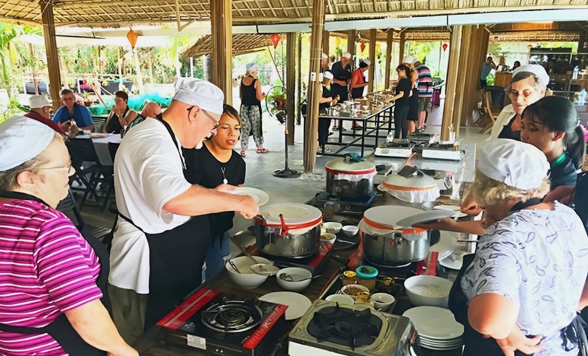 Hoi An-boottocht en lokale kookleservaring