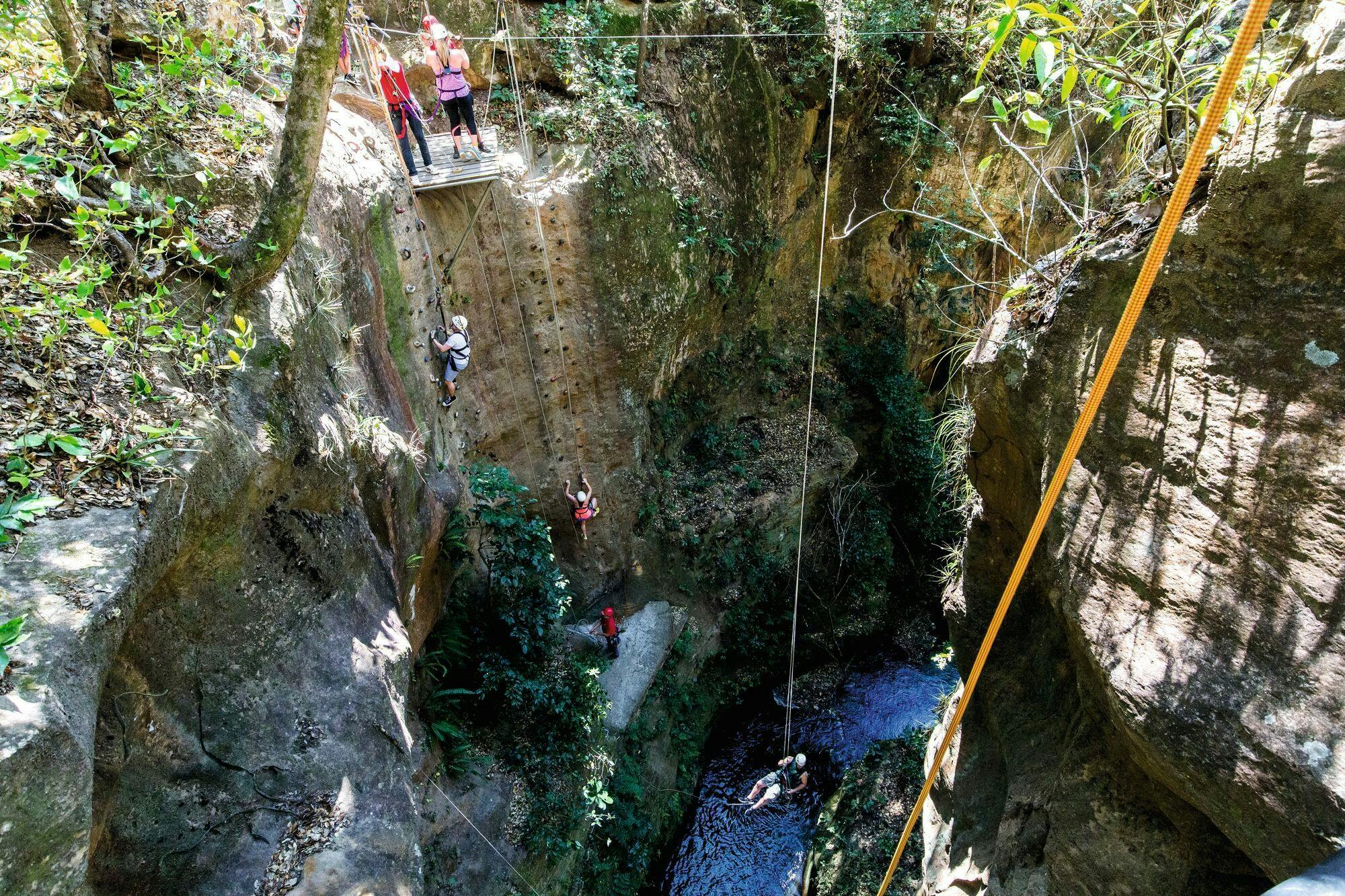 Canyoning Experience at Hacienda Guachipelin