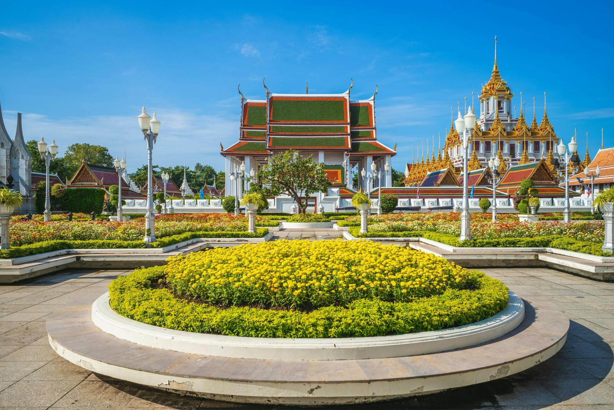 Bangkok Phra Nakhon vandringstur med Wat Suthan