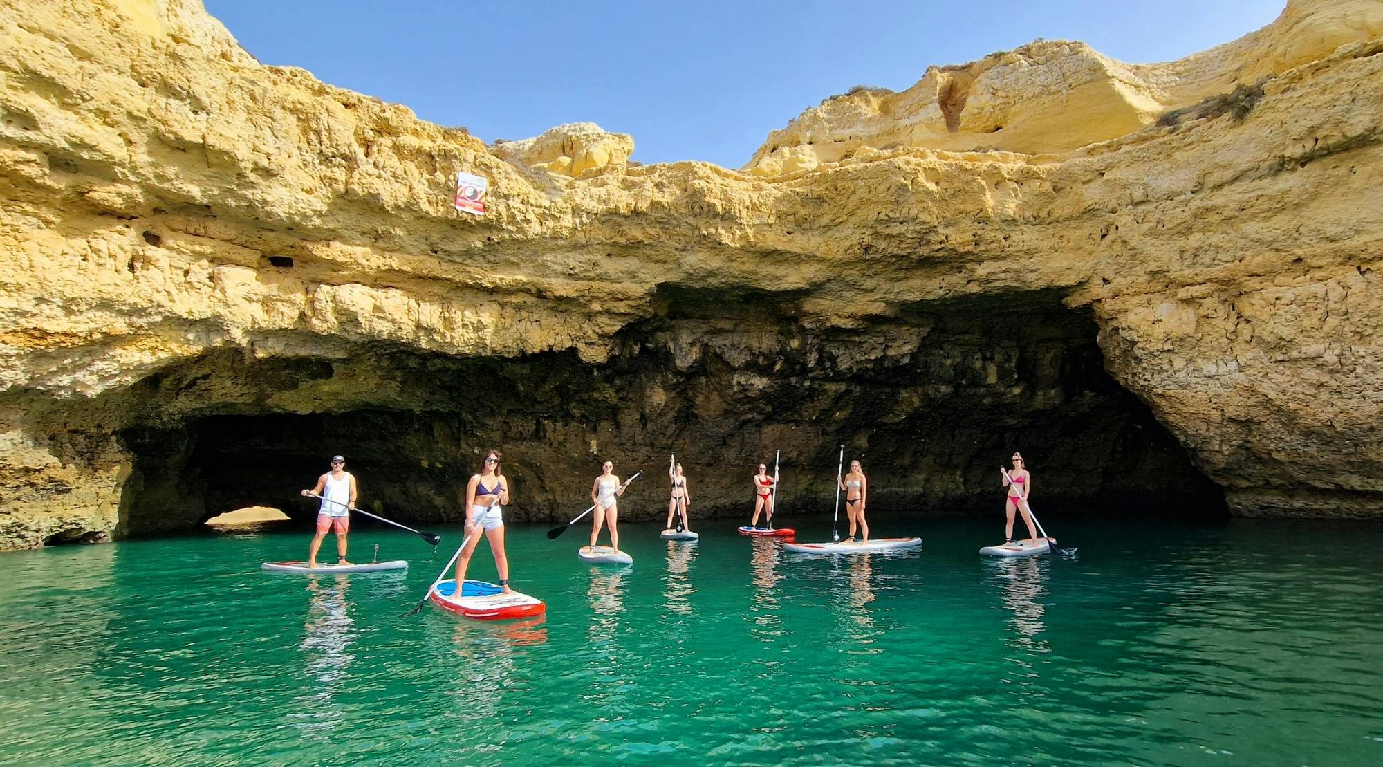 Caves & Cliffs by Stand Up Paddle with Transport