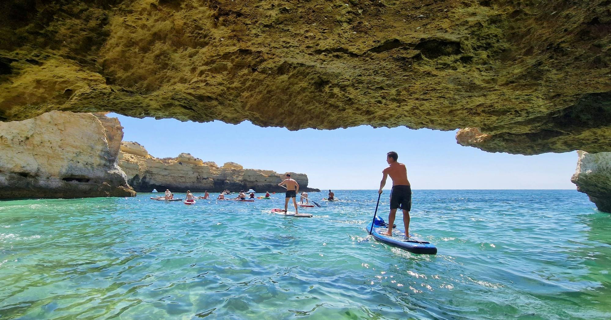 Caves & Cliffs by Stand Up Paddle with Transport