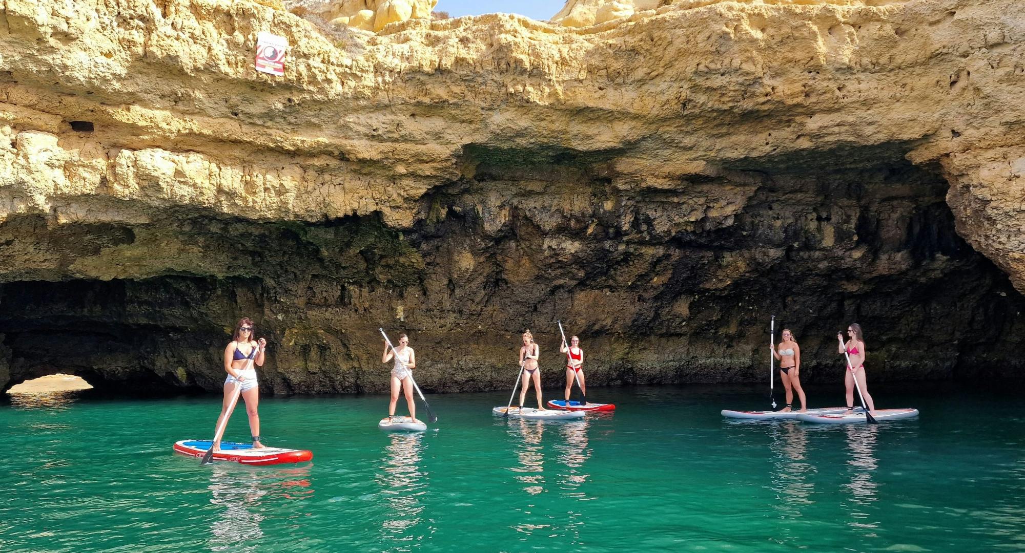 Caves & Cliffs by Stand Up Paddle with Transport