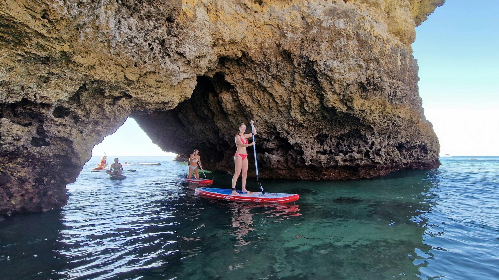 Caves & Cliffs by Stand Up Paddle with Transport