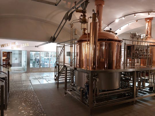 Toegangsticket voor het Stiegl Brouwerijmuseum met bierproeverij