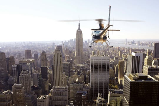 Excursão privada de helicóptero em Nova York saindo de Westchester para 6 pessoas