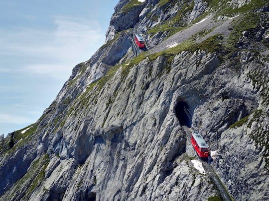 Mt. Pilatus self-guided golden round trip from Lucerne including boat cruise