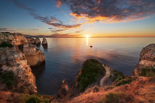 Ponta da Piedade sunset cruise from Lagos