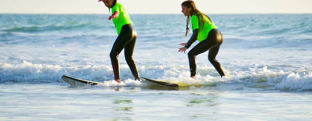 Lección de surf de cinco días en la Costa de la Luz