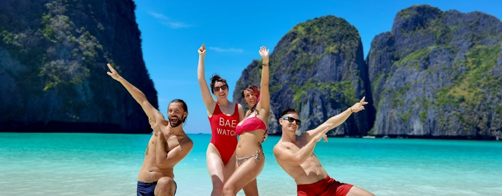 Day trip to Phi Phi from Phuket with transfers & long-tail boat tour