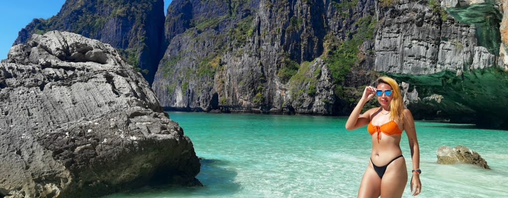 Day trip to Phi Phi from Railay with transfers & long-tail boat tour