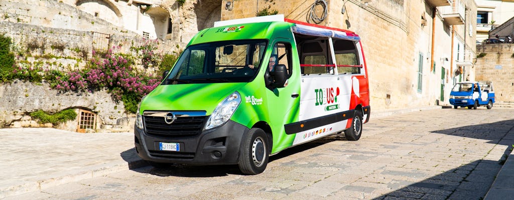 Matera sightseeing tour by open-top bus
