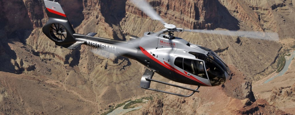 Lot helikopterem Canyon Dancer z Grand Canyon South Rim