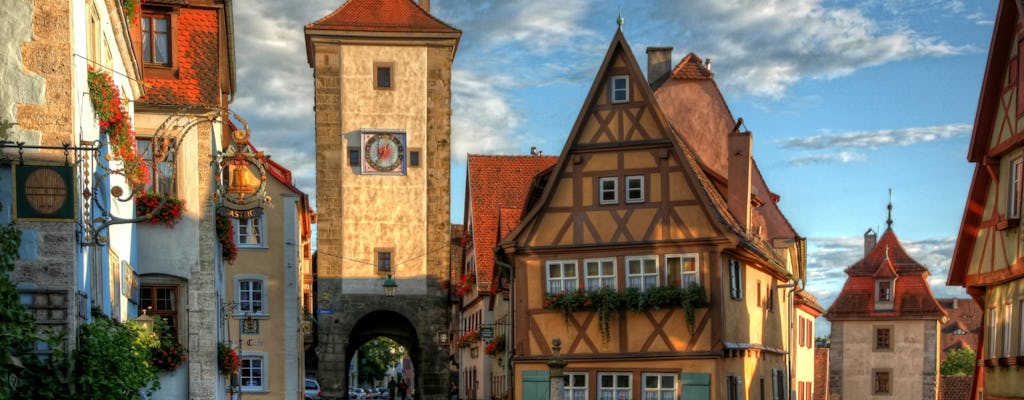 Romantische Strasse: dagtocht naar Rothenburg en Harburg