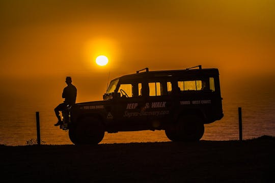 Tour fuoristrada al tramonto del parco naturale di Cape St. Vincent in Algarve