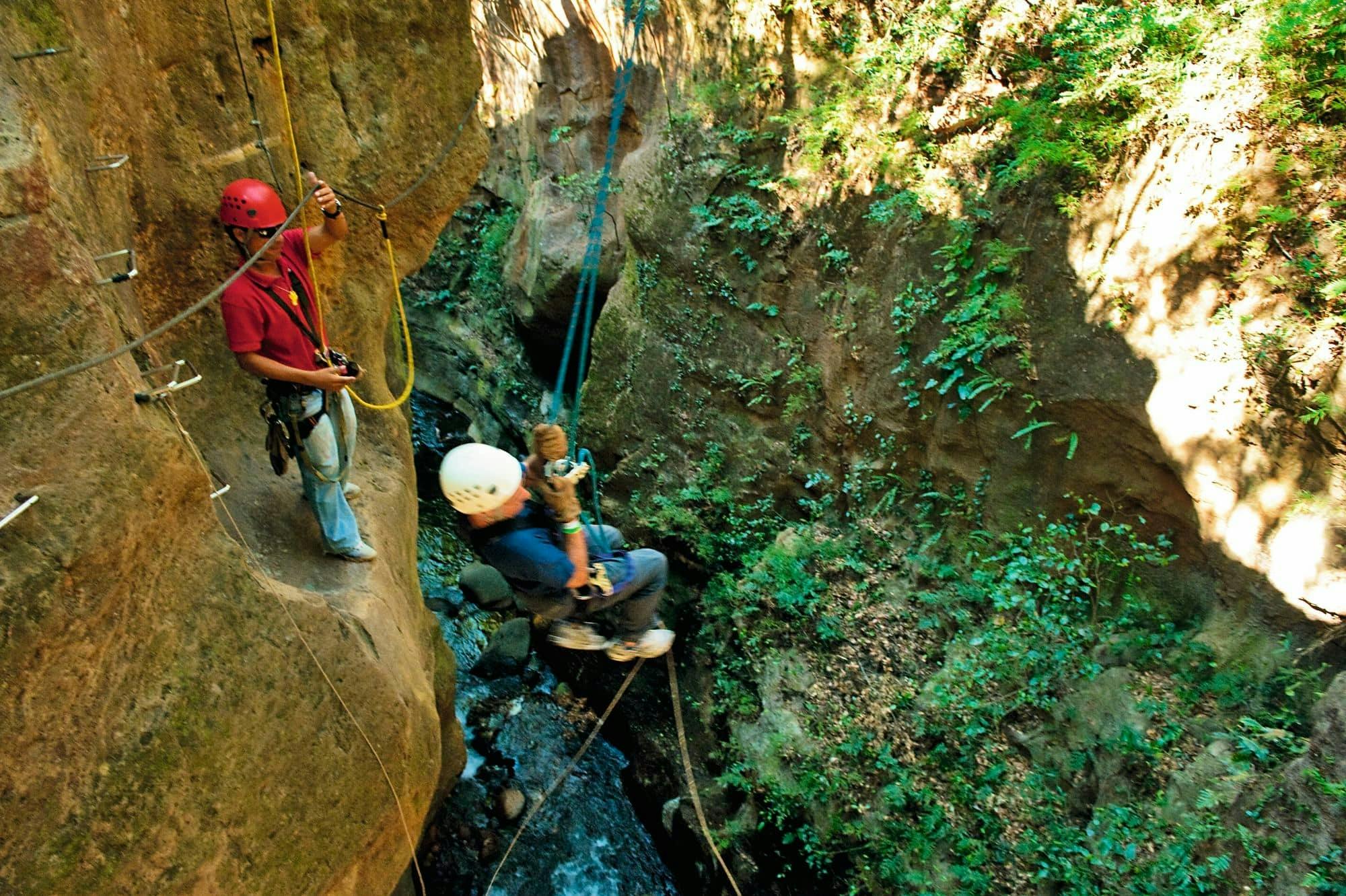 Canyoning & Hot Springs Experience at Hacienda Guachipelin