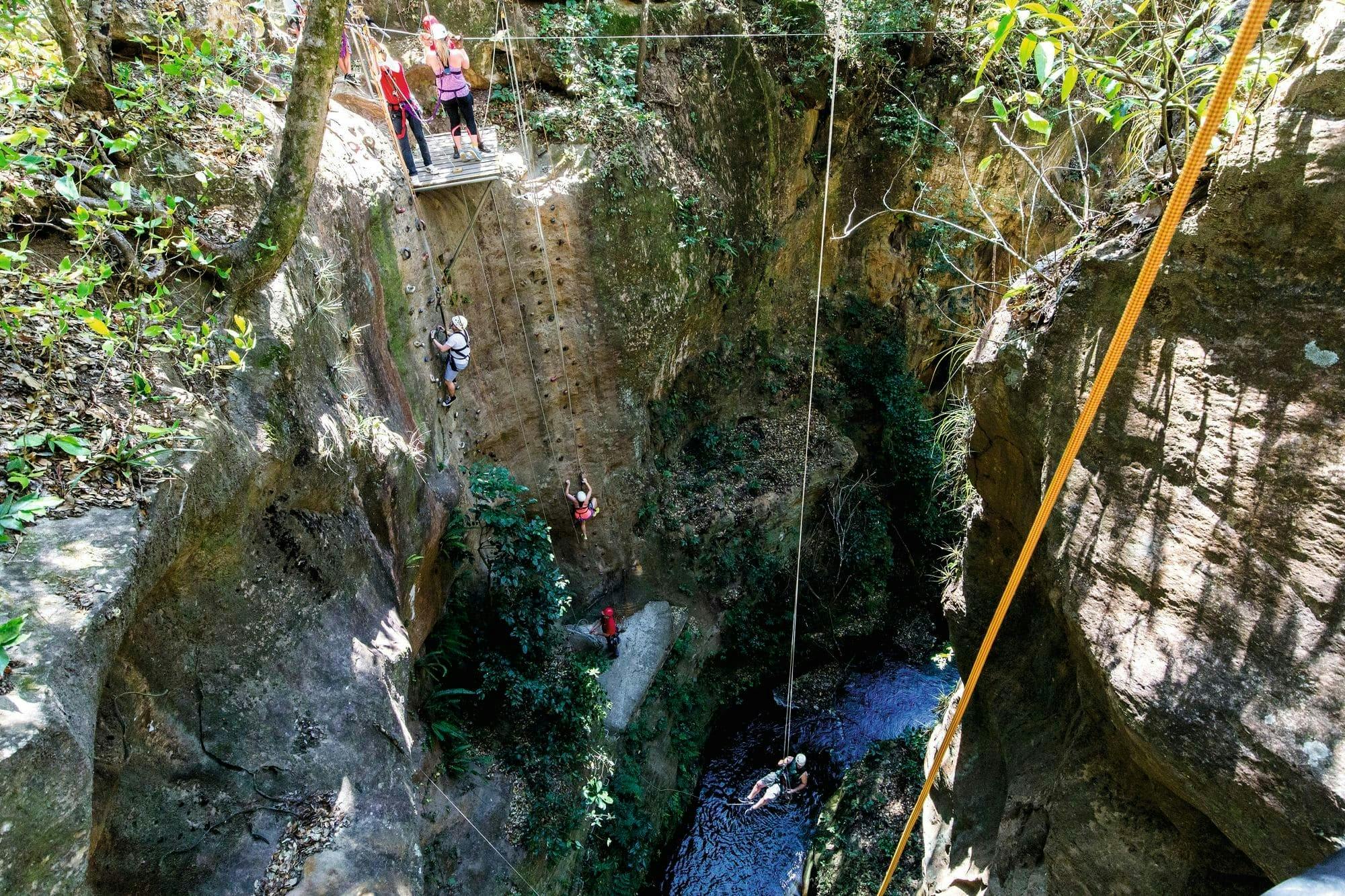 Canyoning & Hot Springs Experience at Hacienda Guachipelin