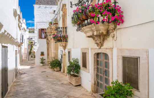 Rondleiding door Alberobello, Martina Franca en Locorotondo vanuit Bari