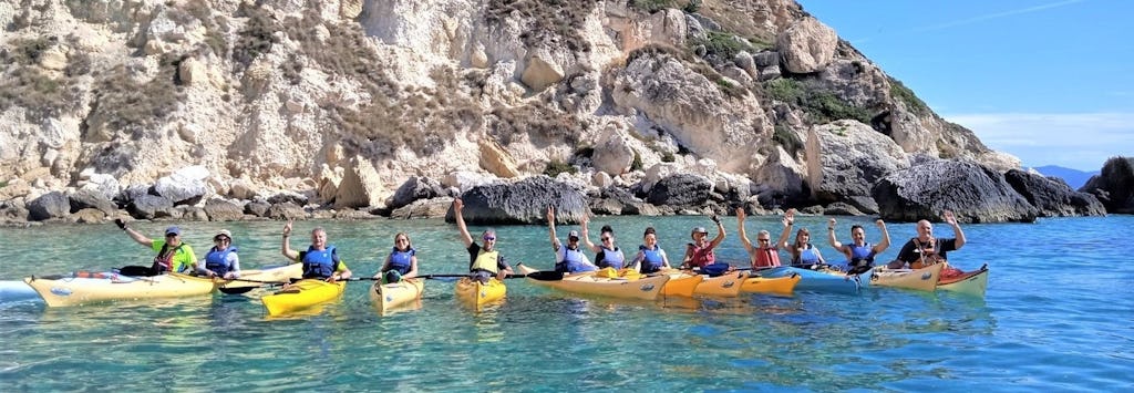 Tour en kayak por el golfo de Cagliari