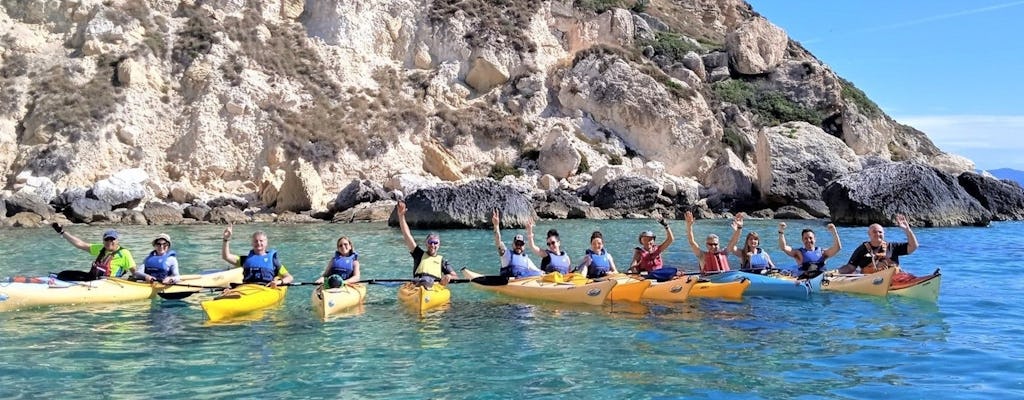 Tour en kayak por el golfo de Cagliari
