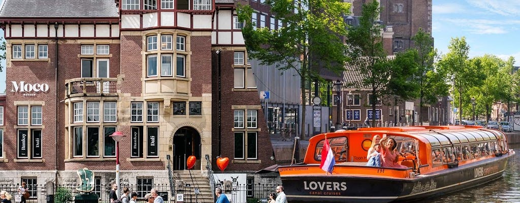 Moco Museum and 1-hour Amsterdam canal cruise