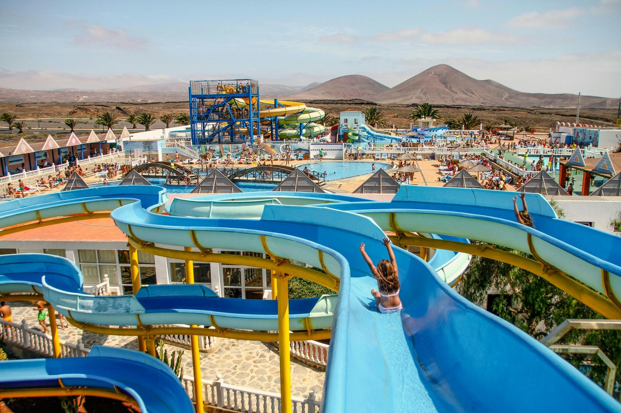 Splashmania at Aquapark Costa Teguise with Lunch and Transport.