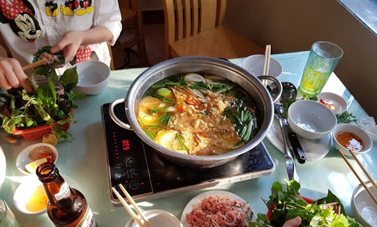Experiência culinária e gastronômica com uma família local em Ninh Binh