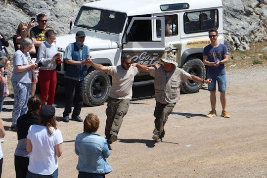 Tour di un giorno con safari nel sud-est di Creta e nella gola di Sarakinas