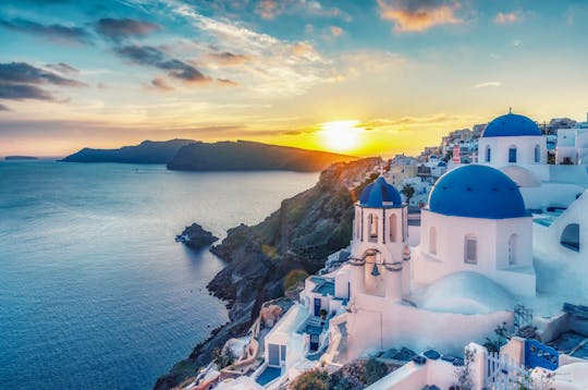 Santorini full day cruise from Heraklion port for the Lassithi area