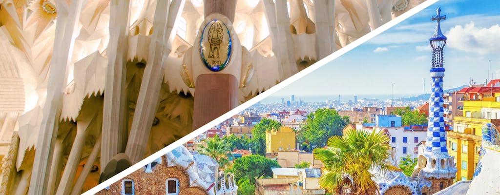 Park Güell and Sagrada Familia tickets with tower access and transfer