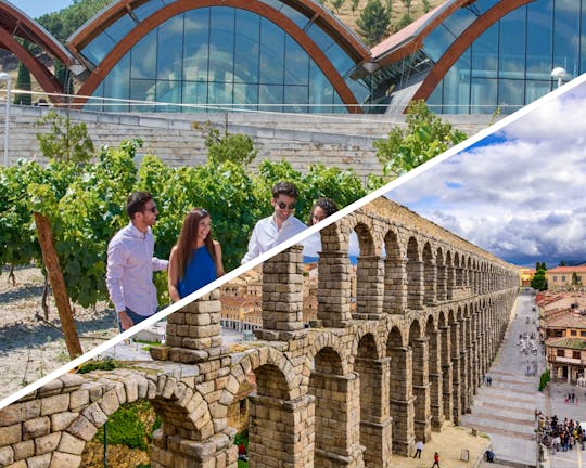 Excursion d'une journée de Madrid à Ribera del Duero et Ségovie avec dégustation de vin