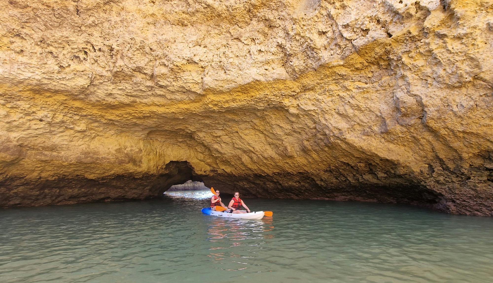 Two-hour Albufeira Kayak Experience with Transport