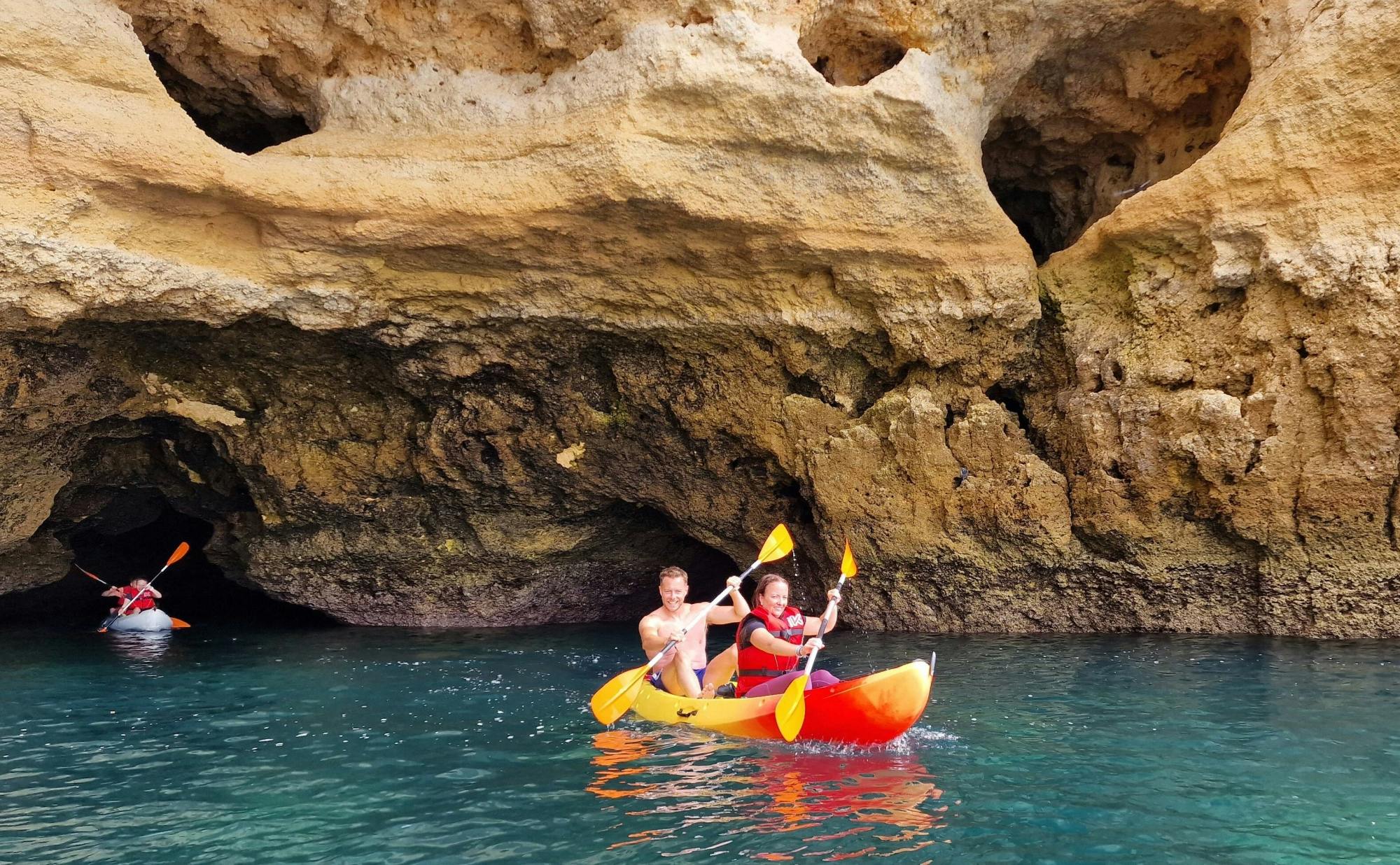 Two-hour Albufeira Kayak Experience with Transport