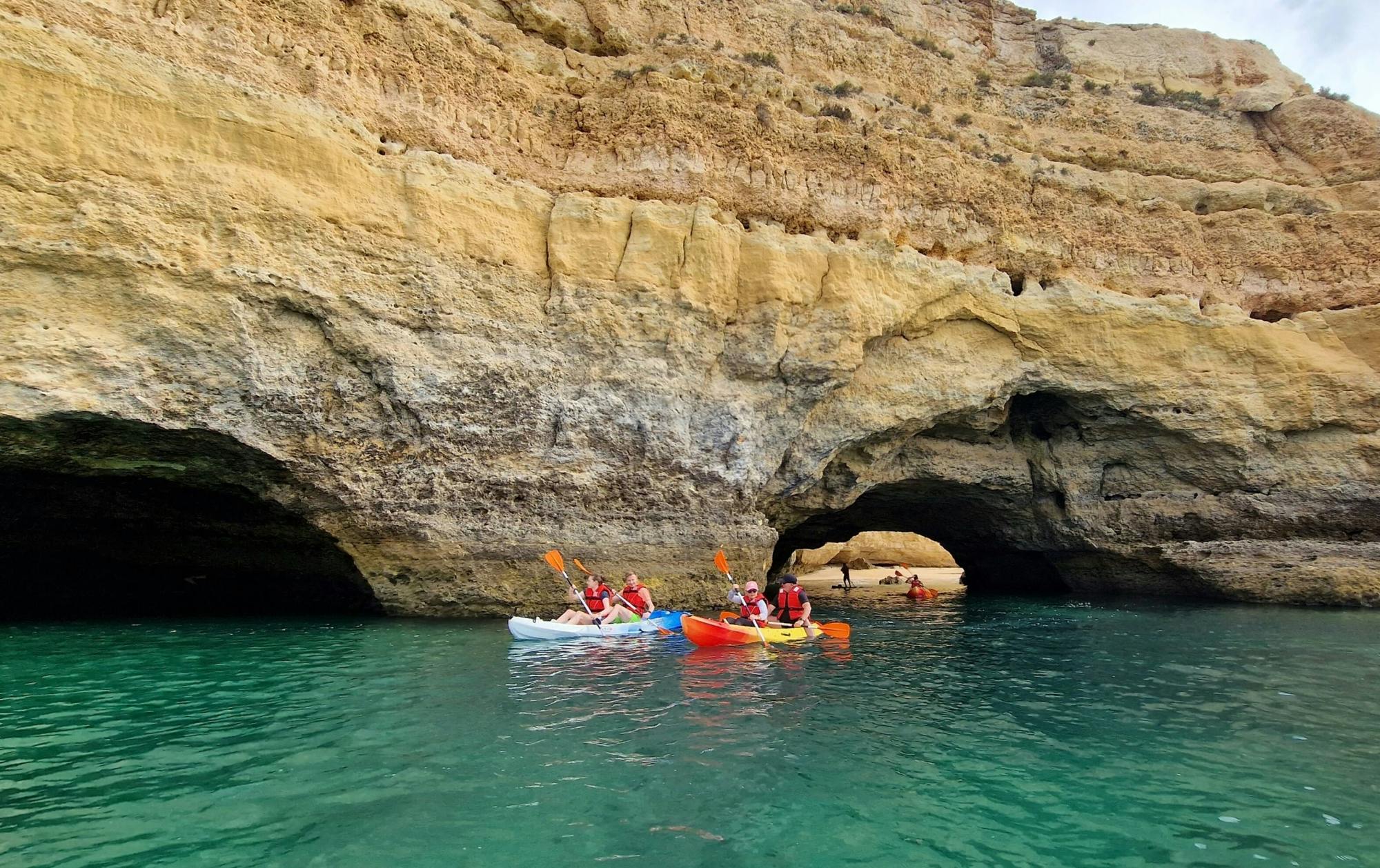 Two-hour Albufeira Kayak Experience with Transport