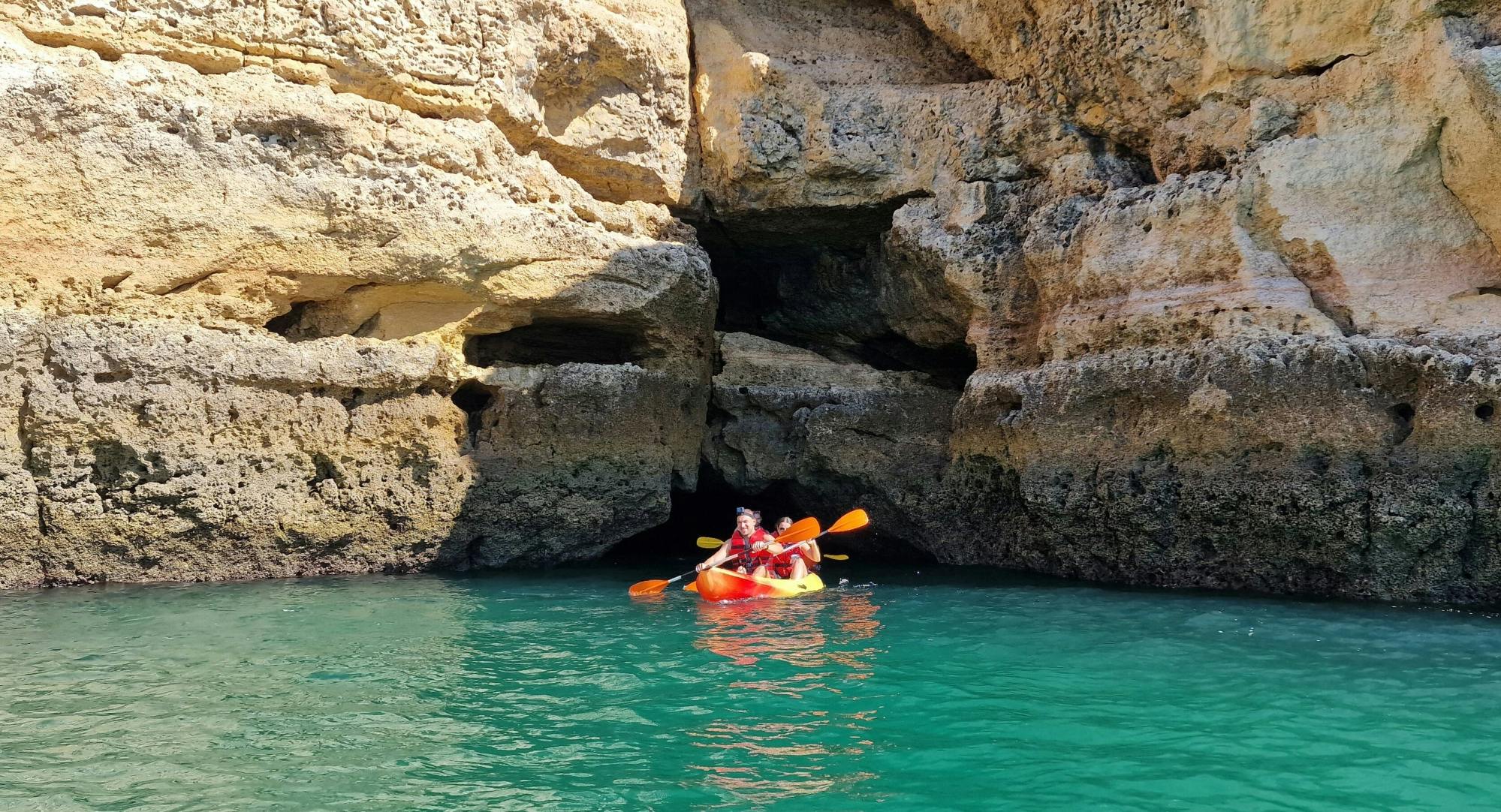 Two-hour Albufeira Kayak Experience with Transport