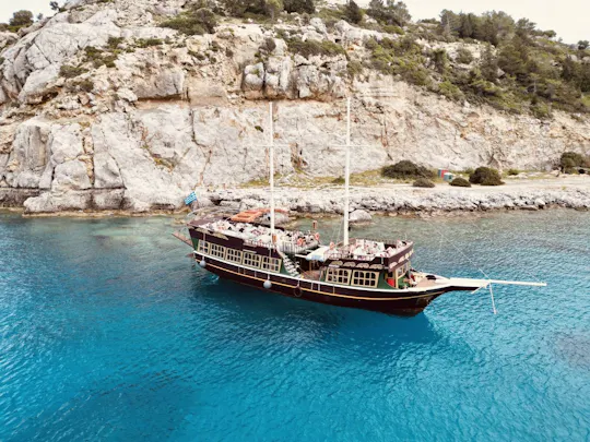 All Inclusive Day Cruise with Greek BBQ & Unlimited Drinks from Rhodes