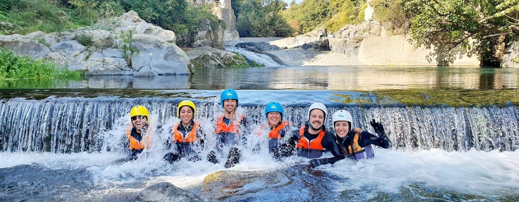 Alcantara Gorges body rafting and Sicilian food experience