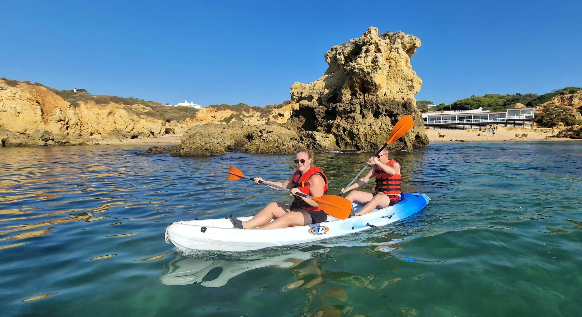 Two-hour Albufeira Kayak Experience with Transport
